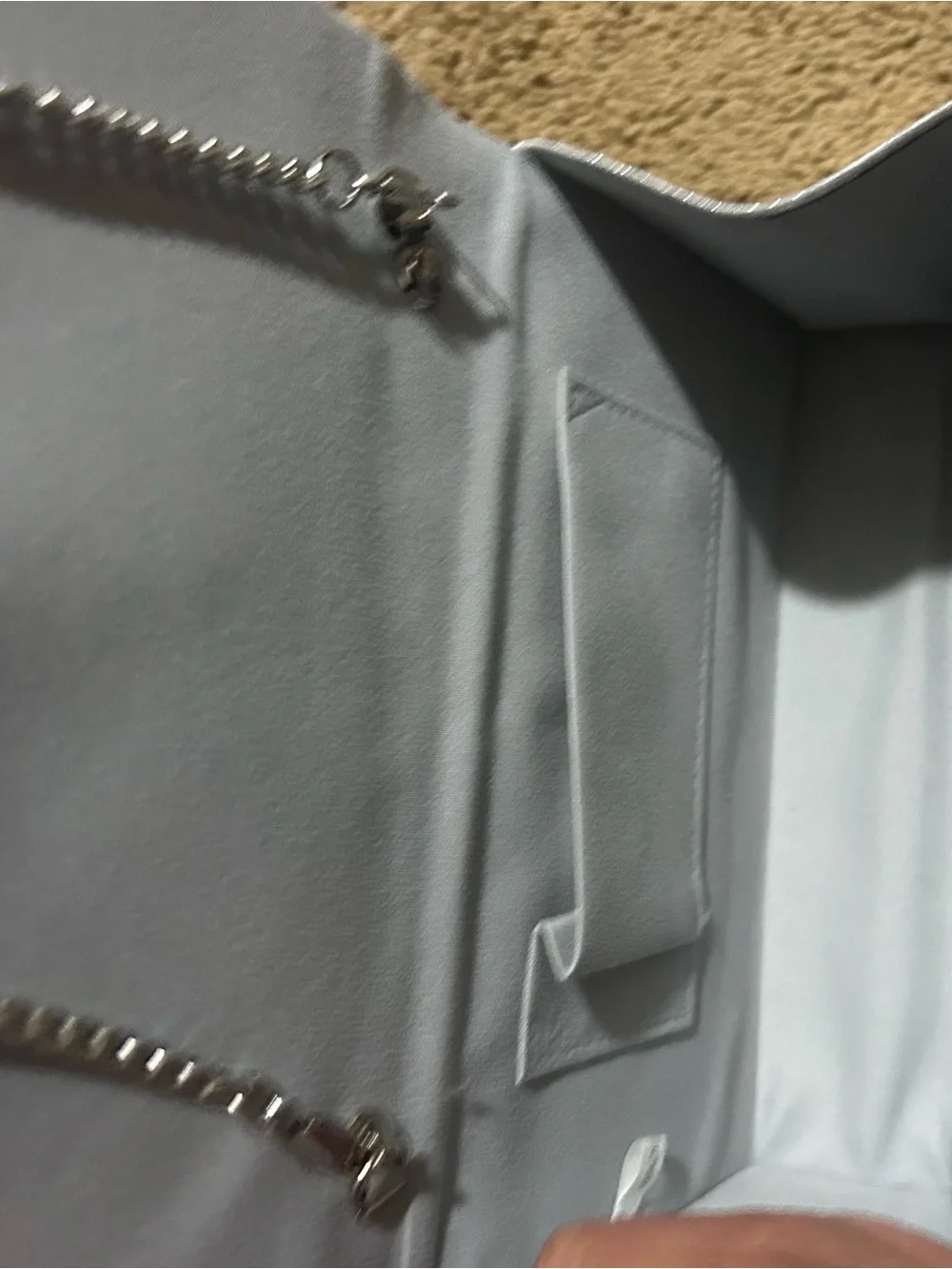 Ocean Life Beaded Silver Bag Detachable Purse Strap Silver Tone